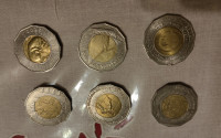 Kovanice od 25 kuna set 6 kom
