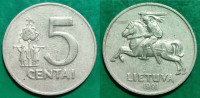 Lithuania 5 centas, 1991 ***/