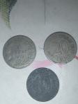 Lot, 20para 1884, 10para 1925 i 1 dinar 1925