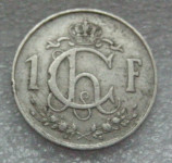LUXEMBOURG 1 FRANC 1952