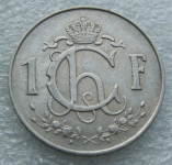 LUXEMBOURG 1 FRANC 1953