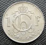 LUXEMBOURG 1 FRANC 1962