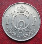 LUXEMBOURG 1 FRANC 1962