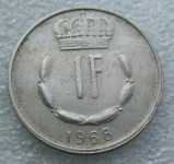 LUXEMBOURG 1 FRANC 1968