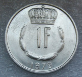 LUXEMBOURG 1 FRANC 1979