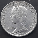 Mađarska 5 fill.,1963. + 1 pengo,1941.g.