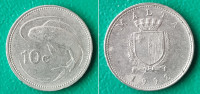 Malta 10 cents, 1992 ***/ 1,20 EURO !!!