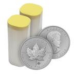 Maple leaf srebro 999, kovanice 1 oz, težina 31.1035gr - 25 komada