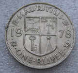 MAURITIUS 1 RUPEE 1978