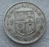 Mauritius 1 Rupee 1993