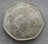 Mauritius 10 Rupees 2000