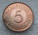 Mauritius 5 Cents 2010