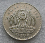 Mauritius 5 Rupees 1987