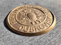 medalja 100 godina filatelije dubrovnik