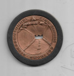 Medalja Schweiz Einweihung Strassentunel 1980