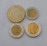 Meksiko - Mexico 1;2;5 i 10 pesosa 2000-tih g. - bimetal