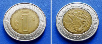 MEKSIKO MEXICO 1 PESO 2001 KM. 603 BIMETALIC - ORAO