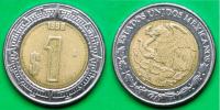 Mexico 1 peso, 1998 ***/
