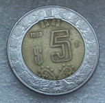 Mexico 5 PESOS 1998