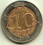 Moldova 10 lei, 2018