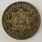 MOROCCO- 50 FRANCS 1952.