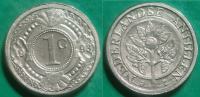 Netherlands Antilles 1 cent, 1993 UNC ***/+