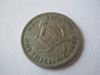 New Zealand 1 shilling 1952. (1948.-1952.) George VI KM#17
