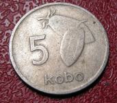NIGERIA 5 KOBO 1973