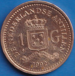 NIZOZEMSKA 1 GULDEN 1992  - 4008
