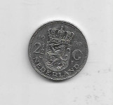 Nizozemska 2  1/2 Guldena 1980