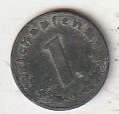 NJEMAČKA 1 PFENINGA 1943 G.KARLSRUHE ZINK