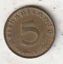 NJEMAČKA 5 PFENING 1926 A KOVNICA BERLIN BRONZA UNC