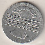 NJEMAČKA 50 PFENING 1921 F UNC