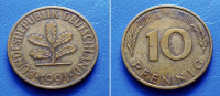 NJEMAČKA GBR GERMANY 10 PFENNIG 1991 G KM:108 - LISTOVI HRASTA