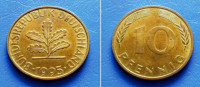 NJEMAČKA GBR GERMANY 10 PFENNIG 1995 A KM:108 - LISTOVI HRASTA