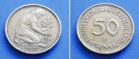 NJEMAČKA GBR GERMANY 50 PFENNIG 1982 F KM:109.2 - SADNICA HRASTA