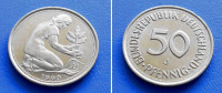 NJEMAČKA GBR GERMANY 50 PFENNIG 1990 J KM:109.2 - SADNICA HRASTA