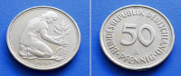 NJEMAČKA GBR GERMANY 50 PFENNIG 1991 A KM:109.2 - SADNICA HRASTA