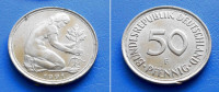 NJEMAČKA GBR GERMANY 50 PFENNIG 1991 F KM:109.2 - SADNICA HRASTA