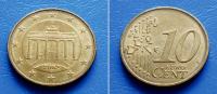 NJEMAČKA GERMANY 10 EURO CENT 2002 D KM.210