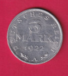 NJEMAČKA REICH 3  MARK 192A A  - 1828