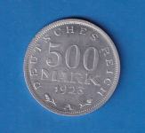 NJEMAČKA REICH 500 MARK 1923  A   - 795 -