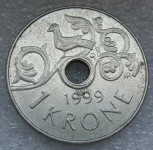 NORWAY 1 KRONE 1999