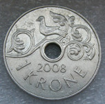 NORWAY 1 KRONE 2008