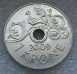 NORWAY 1 KRONE 2009