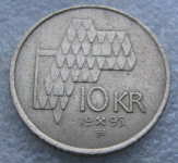 NORWAY 10 KRONER 1995