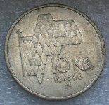 NORWAY 10 KRONER 1996