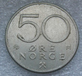 NORWAY 50 ORE 1974