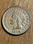 One cent 1882 Indian head
