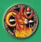 ovan - Velika kovanica u boji horoskop unc - vat.box 1